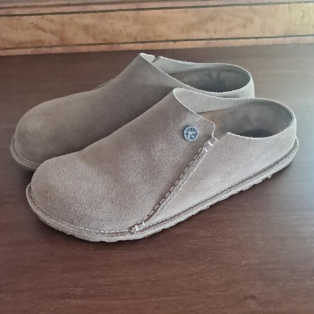Birkenstock Zermatt, Gray Taupe, Size 40